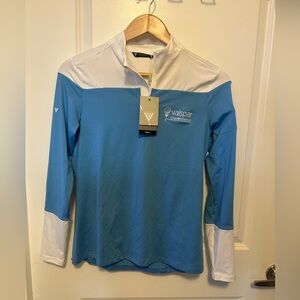 NWT Levelwear golf women’s small half zip. Valspar PGA Tour event logo